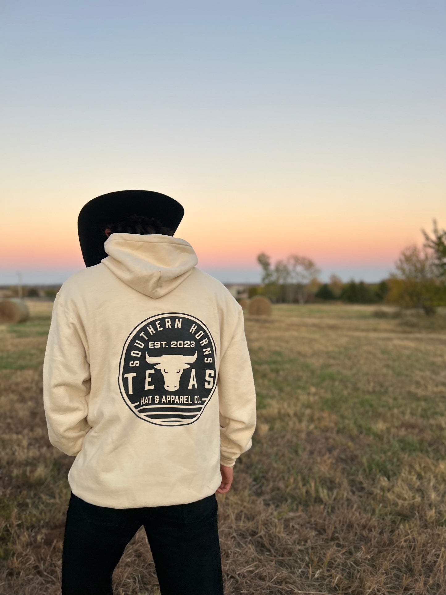 Texas Series Cream Hoodie