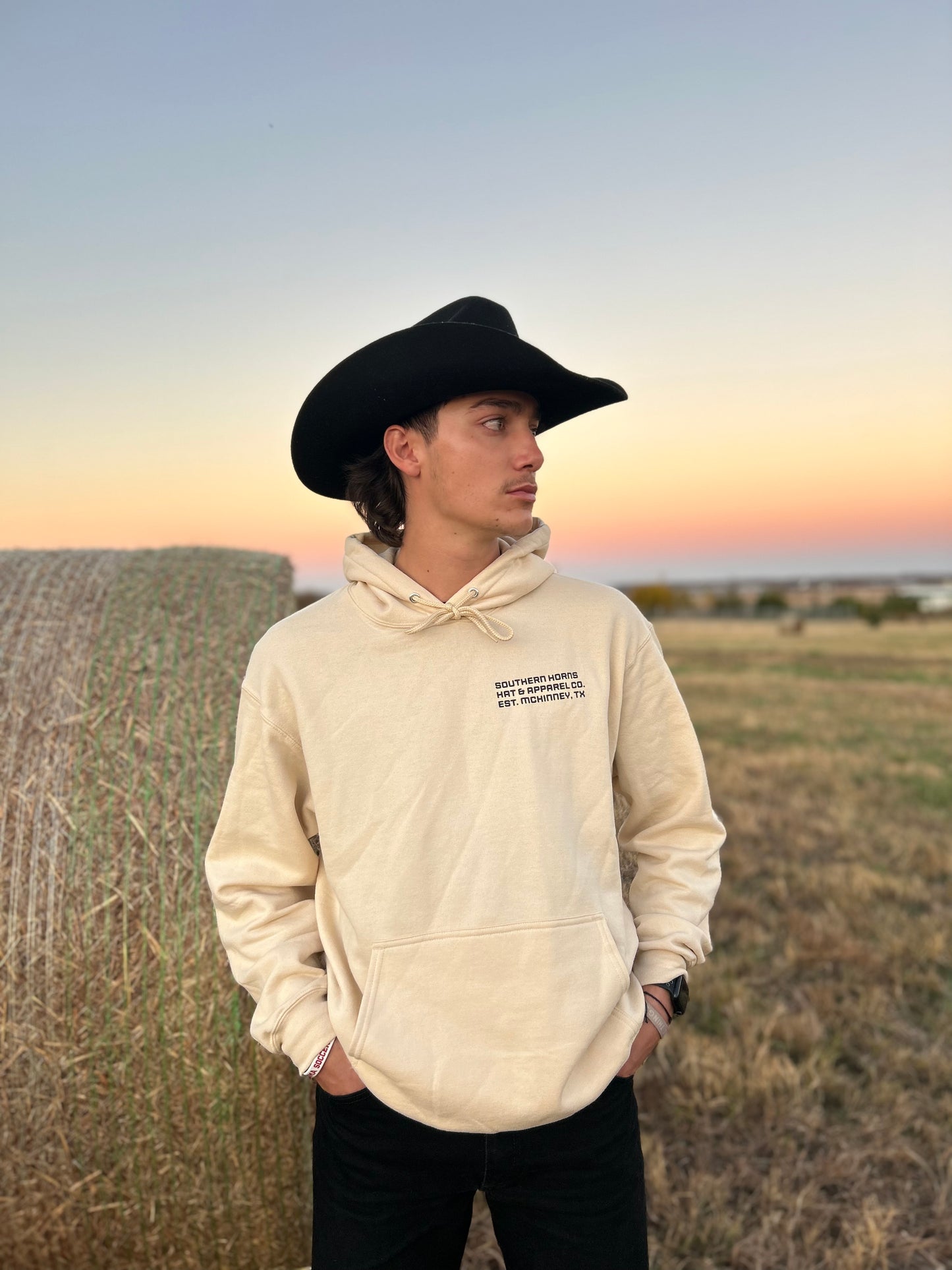 Texas Series Cream Hoodie