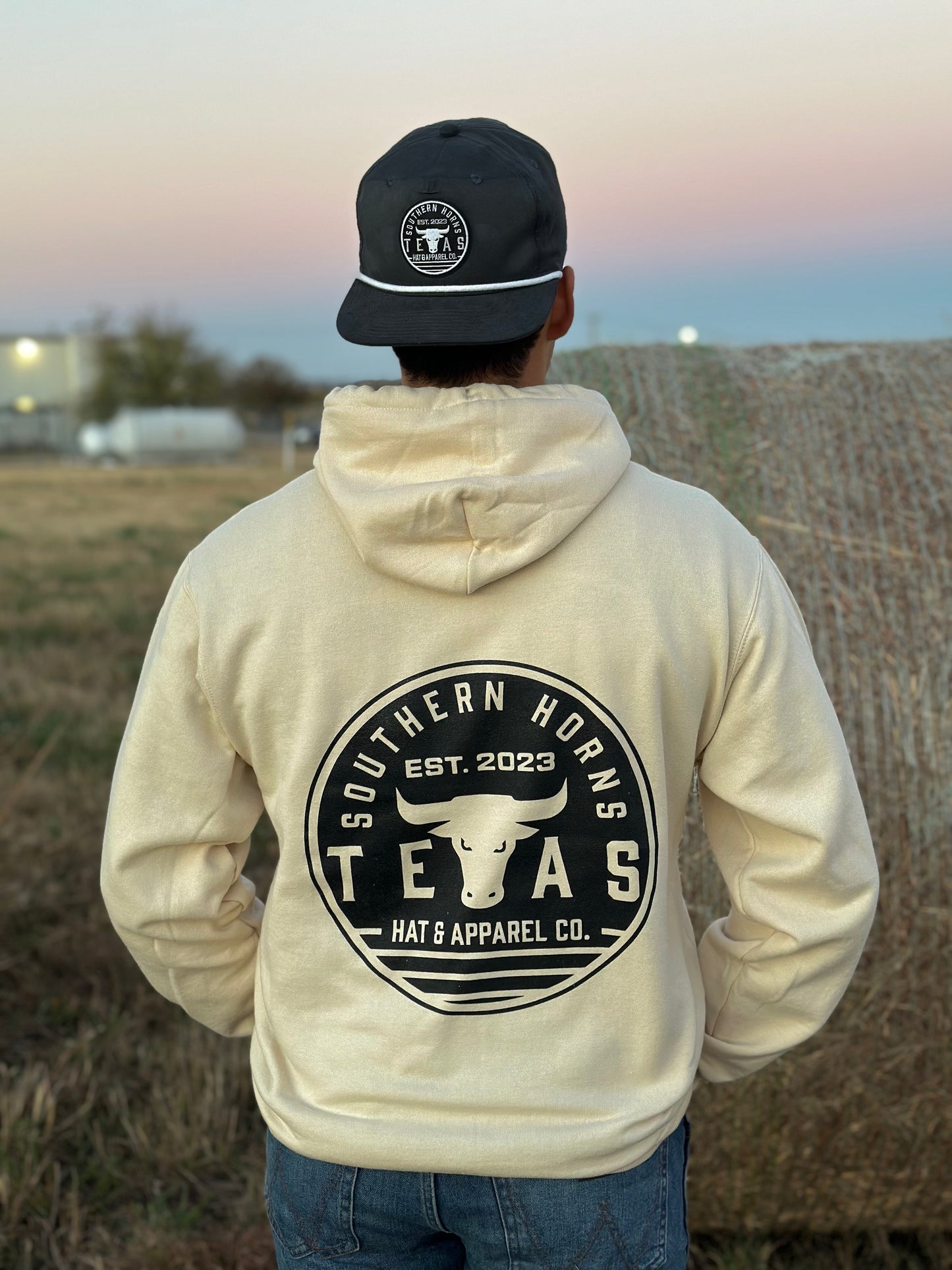 Texas Series Cream Hoodie