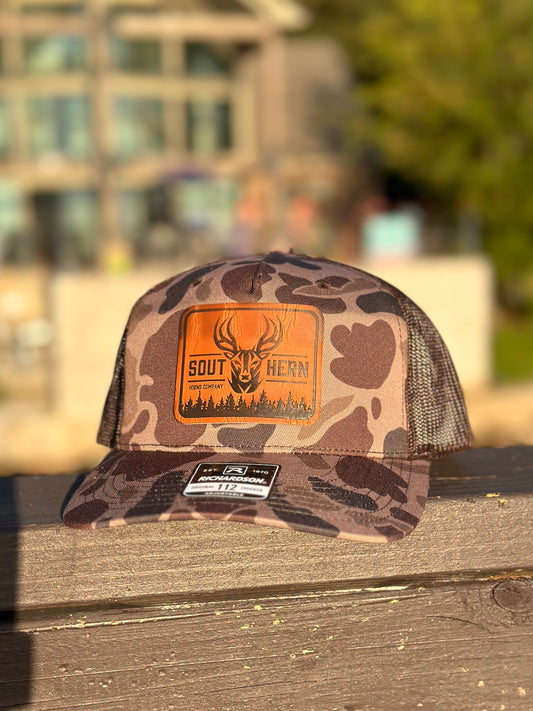 Brown Camo | Leather Patch