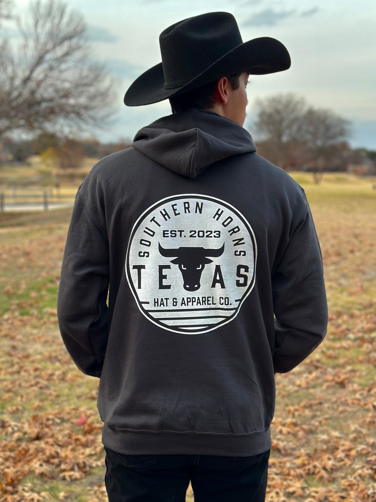 Texas Series Charcoal Hoodie