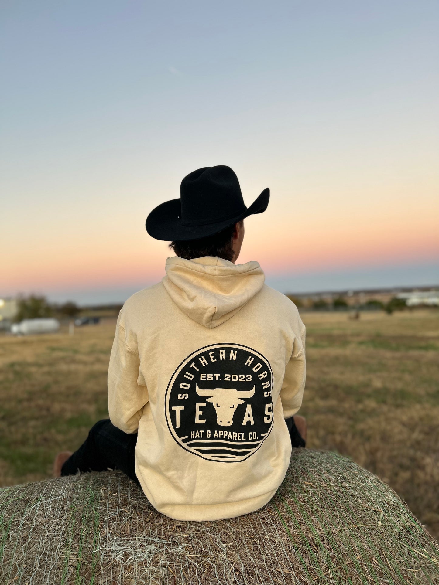 Texas Series Cream Hoodie